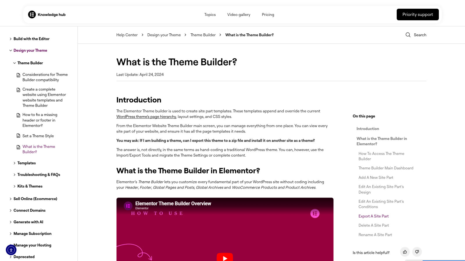 Maîtriser le Theme Builder pour une identité visuelle cohérente